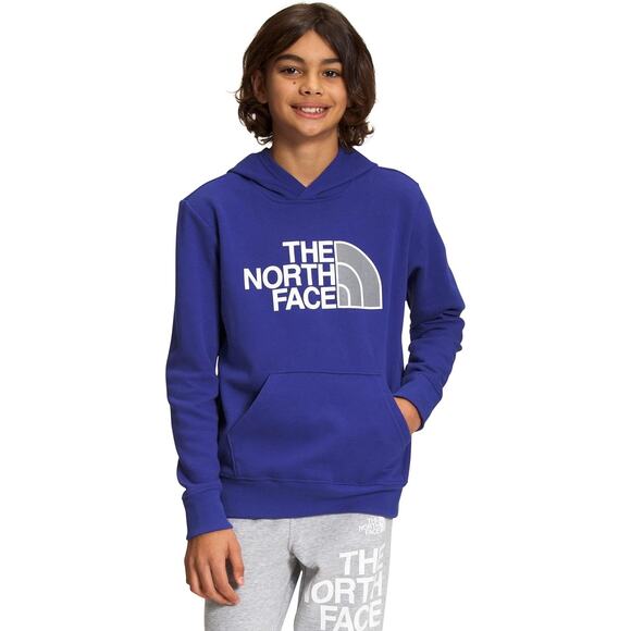 NWT THE NORTH FACE Boys' Camp Fleece Pullover Hoodie, Lapis Blue-Sz XS - Picture 1 of 3
